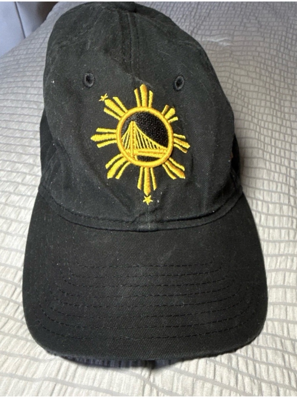 New Era Golden State Warriors Filipino Heritage Night Adjustable Hat in black